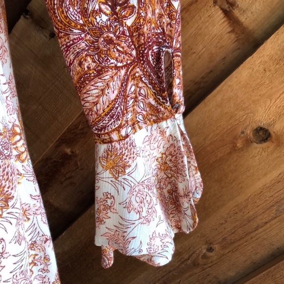 Free People Lady Luck Boho Tunic Ivory Combo M - Picture 12 of 16